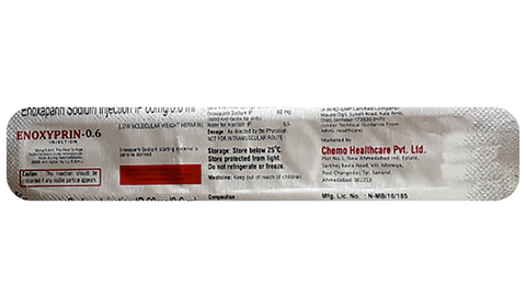 Enoxyprin 0.6 Injection image