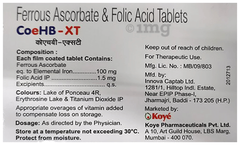 CoeHB-XT Tablet image CoeHB-XT Tablet image