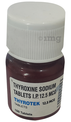Thyrotek 12.5mcg Tablet image