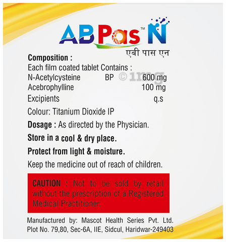 AB Pas N Tablet image