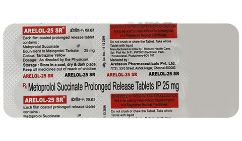 Arelol 25mg Tablet SR image