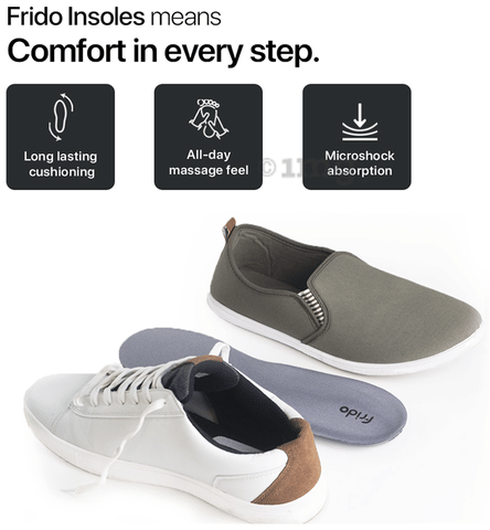 Frido Dual Gel Insoles UK 9-13: Buy packet of Unit at 𝗯𝗲𝘀𝘁