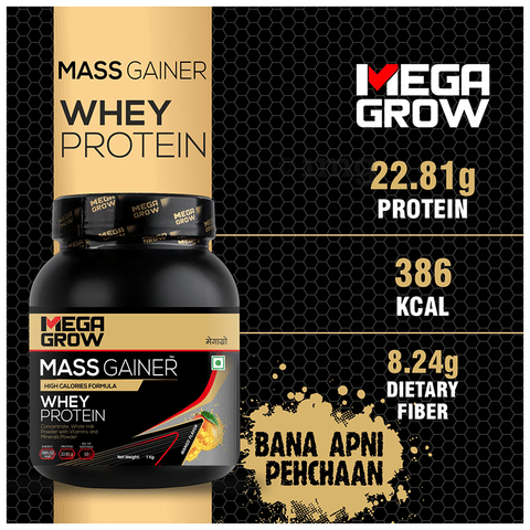 Megagrow Mass Gainer Mango image Megagrow Mass Gainer Mango image