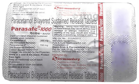 Parasafe 1000 Tablet SR image