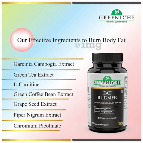 Greeniche Fat Burner Vegetarian Capsule