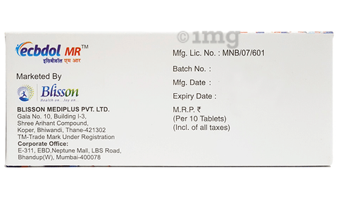 Ecbdol MR Tablet image