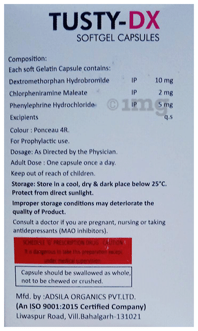 Tusty-DX Softgel Capsule