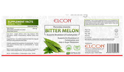 Elcon Bitter Melon Capsule image Elcon Bitter Melon Capsule image
