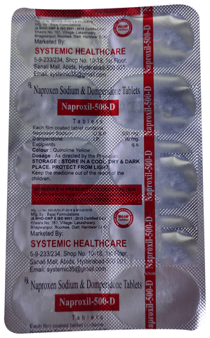Naproxil 500 D Tablet image