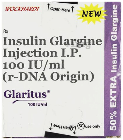 Glaritus 100IU/ml Injection 3ml