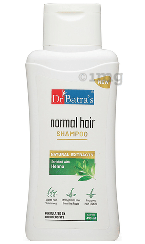 Buy Dr Batras Normal Hair Shampoo  Henna 490 ml Online at Best Price   Shampoos and Conditioners