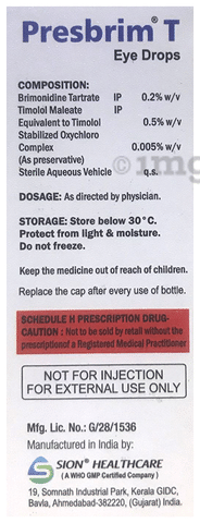 Presbrim T Eye Drop