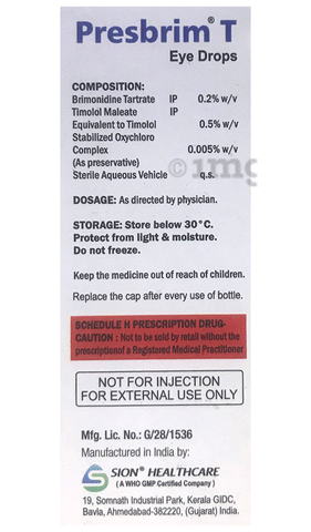 Presbrim T Eye Drop image