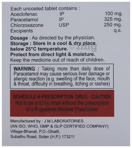 Fenaczone P Tablet image