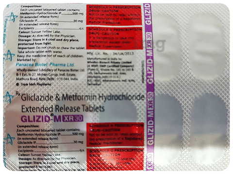 Glizid-M XR 30 Tablet