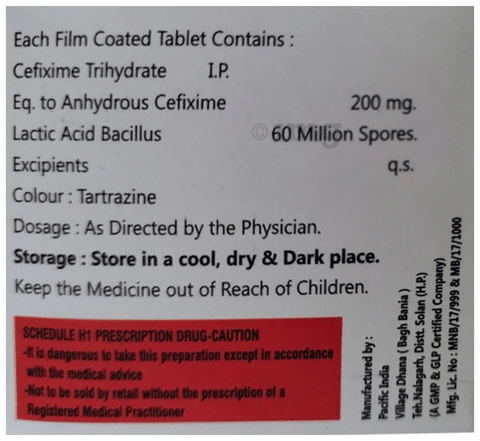 Apocef 200 LB Tablet image