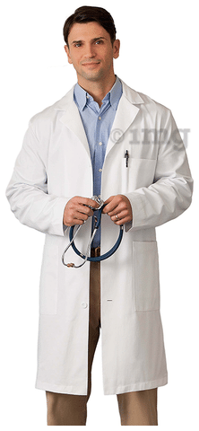 Medi Karma Doctor Lab Coat Small White Buy pouch of 1.0 Unit at