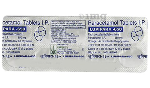 Lupipara 650mg Tablet image Lupipara 650mg Tablet image