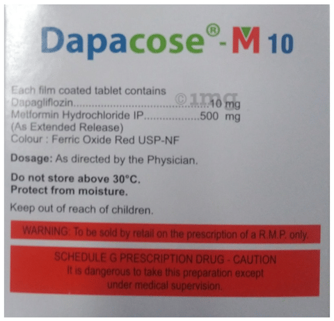Dapacose-M 10 Tablet ER image