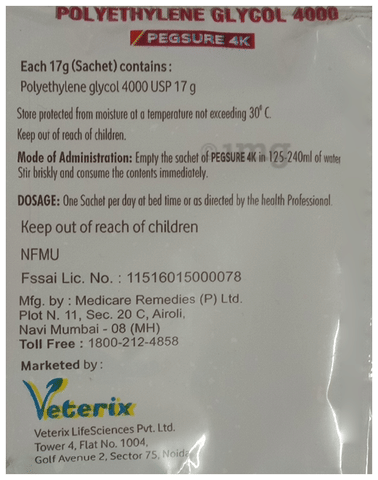 Pegsure Sachet Orange image