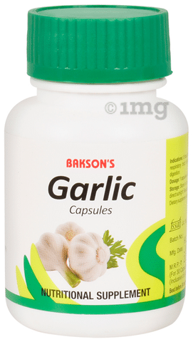 Bakson's Garlic Capsule: Buy bottle of 30 capsules at best ...