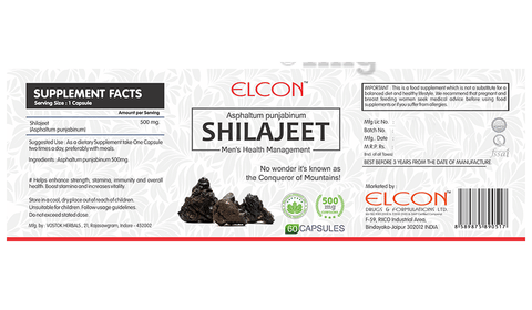 Elcon Shilajeet Capsule image Elcon Shilajeet Capsule image