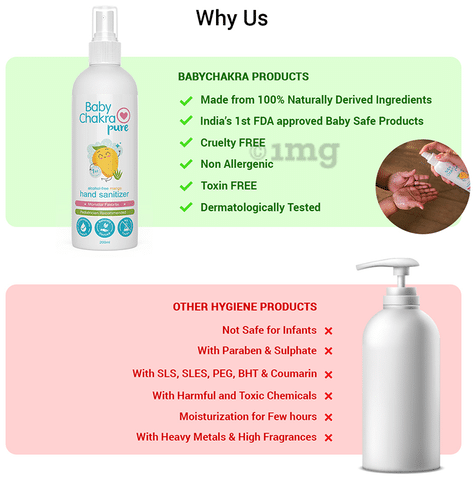Alcohol free hand sale sanitizer for babies
