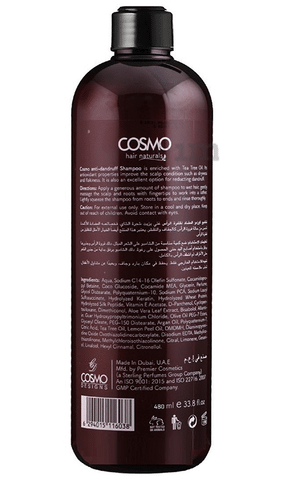 Cosmo Hair Naturals Tea Tree Oil Shampoo: Buy bottle of 480 ml Shampoo at  best price in India | 1mg