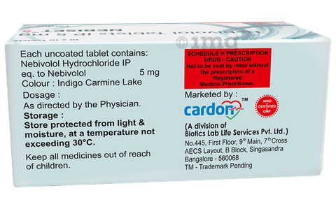 Nebiset 5mg Tablet image Nebiset 5mg Tablet image