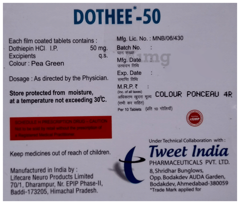 Dothee 50 Tablet image