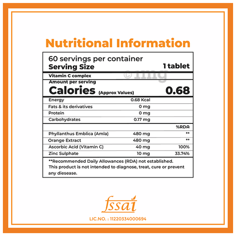 Boldfit Vitamin C Complex 1000mg Tablet image Boldfit Vitamin C Complex 1000mg Tablet image