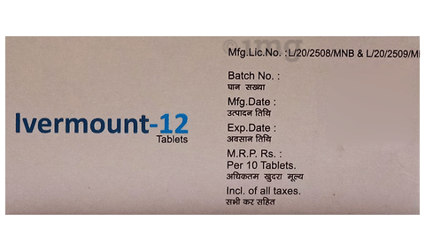 Ivermount 12 Tablet image