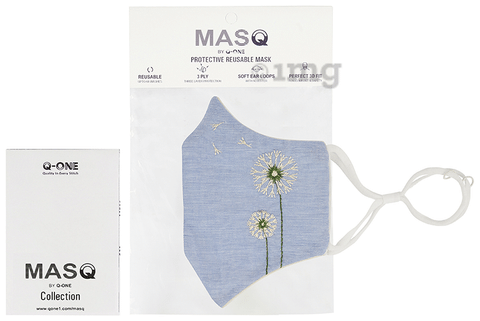 Buy MASQ by Q-One Floral 4 Layered Protective Embroidered Face Mask For  Girls and Women (Large, Multicolor, Pack of 6) Online at Best Prices in  India - JioMart.
