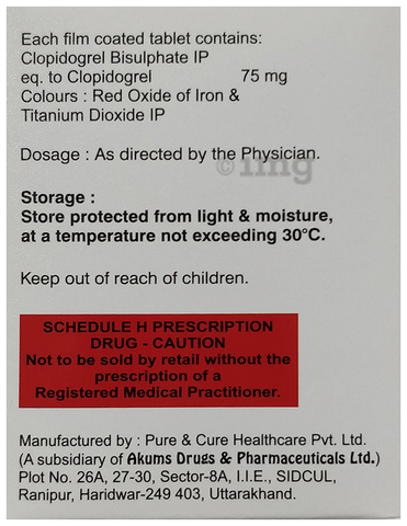 Clopicaid 75 Tablet image