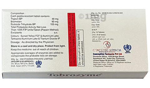 Tobrozyme Tablet image