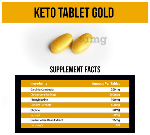 NutroActive Keto Tablet Gold image