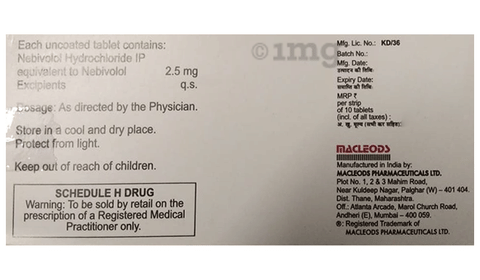 Nebimac 2.5mg Tablet image
