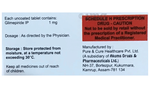 Glimetek 1 Tablet image