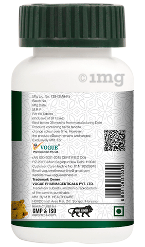Vogue Wellness Haldi Tablet image