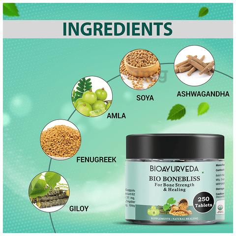 Bioayurveda Bio Bonebliss Tablet image