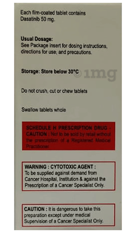 Dasashil 50mg Tablet image