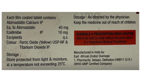 Atorva E 40 Tablet image