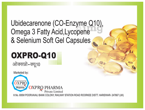 Oxpro-Q10 Softgel Capsule image Oxpro-Q10 Softgel Capsule image