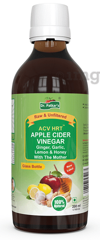 Dr. Patkar s Apple Cider Vinegar with Garlic Ginger Lemon and