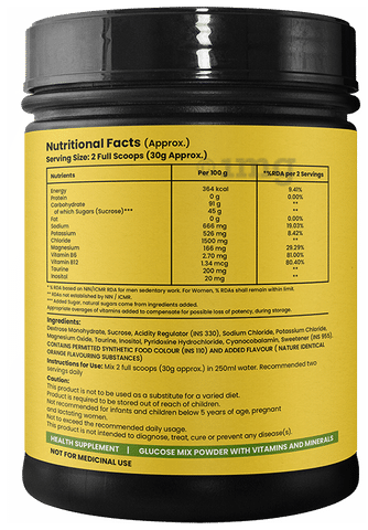 1mg Hydration Drink Mix Electrolytes Orange: Buy jar of 1 kg ...
