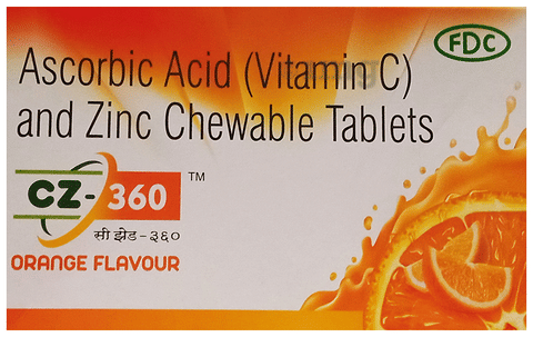 CZ 360 Chewable Tablet Orange image CZ 360 Chewable Tablet Orange image