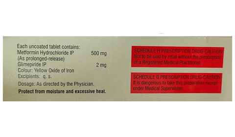 Glycomet-GP 2 Tablet PR image