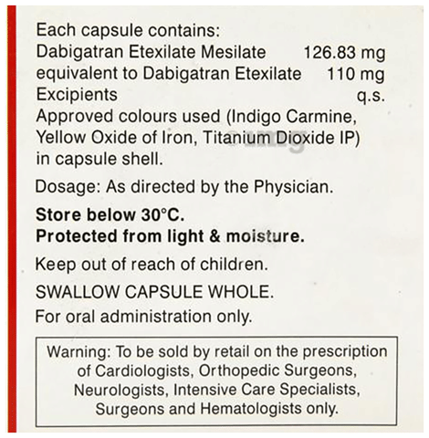 Dabxiga 110mg Capsule image