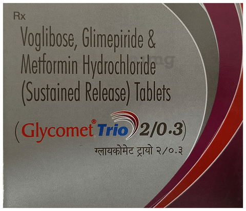 Glycomet Trio 2/0.3 Tablet SR image