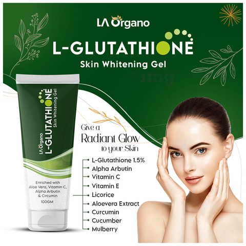 LA Organo L-Glutathione Skin Whitening Gel: Buy tube of 100.0 gm Gel at  best price in India